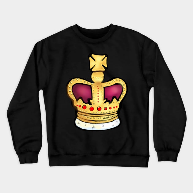 Royal Crown Crewneck Sweatshirt by FabSpark